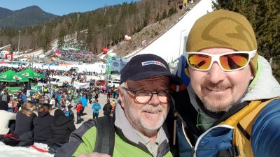 Ogled poletov v Planici skupaj z dobrim prijateljem, nepozabno!