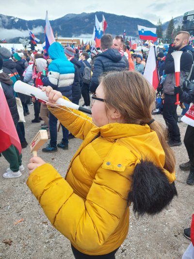 Prvic s svojo najstarejso hcerko na tekmi. Cas samo za naju. Nekaj najlepsega