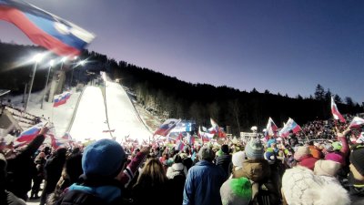Spomin iz svetovnega prvenstva marca 2023. Veliko slovenskih zmag in veliko navijanja