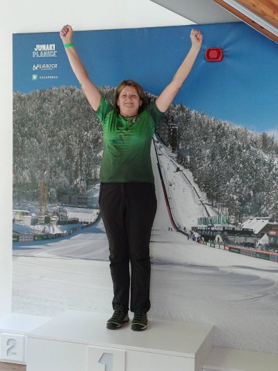 Tudi jaz sem postala zmagovalka kot ambasadorka na srečanju Gremo v hribe 30. avgusta 2025 v Planici. 